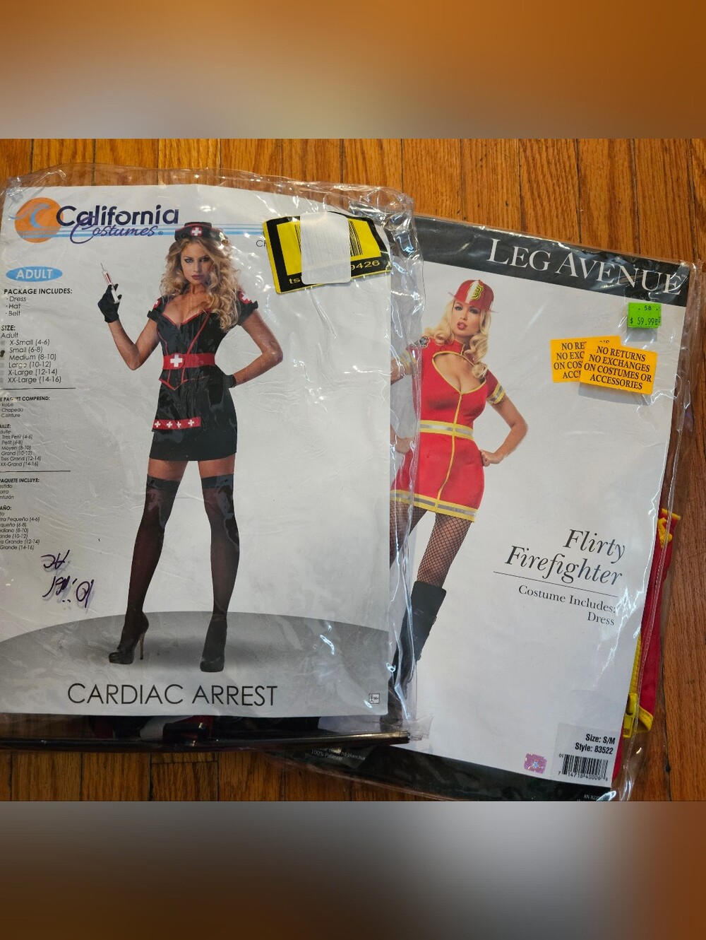 California Costumes Black & Red Sexy Nurse Costume
